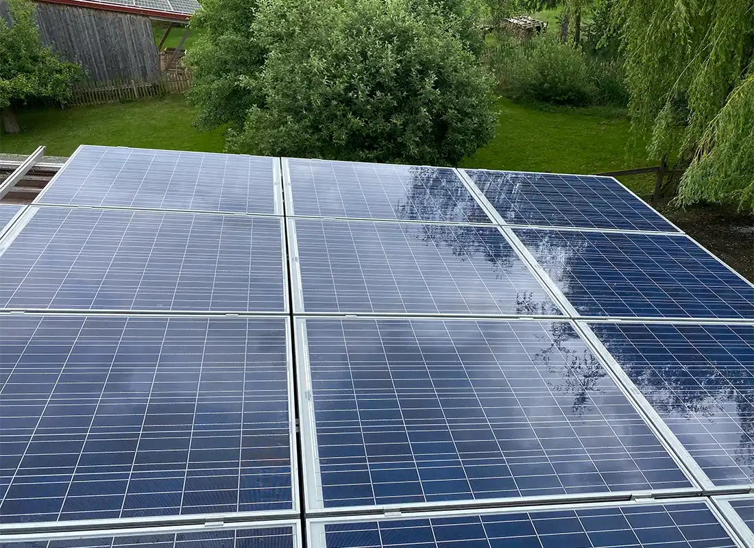 professionelle-pv-reinigung-solaranlage-nachher PV Anlage reinigen lassen in Dingolfing nach der Reinigung