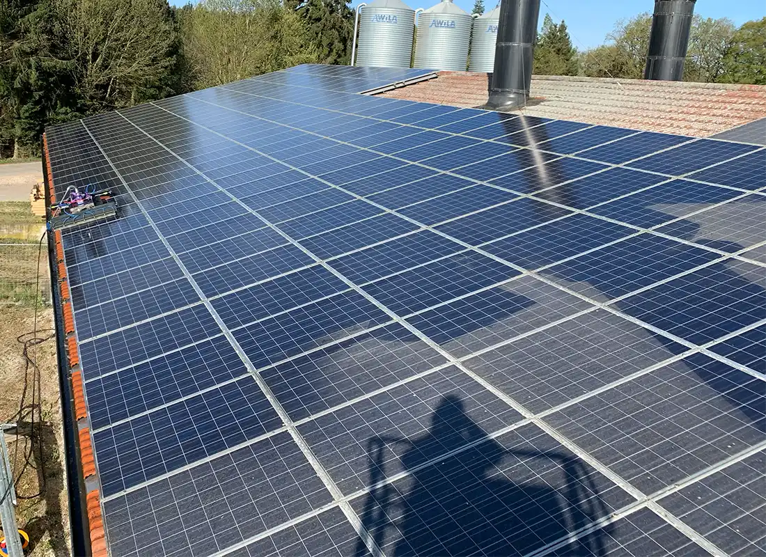 PV Reinigung einer Solaranlage in Dingolfing durch Kiendl Dienstleistungen